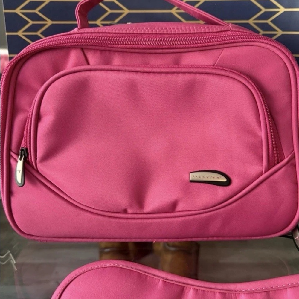 Pink Travelon Expandable Cosmetics Organizer NWOT